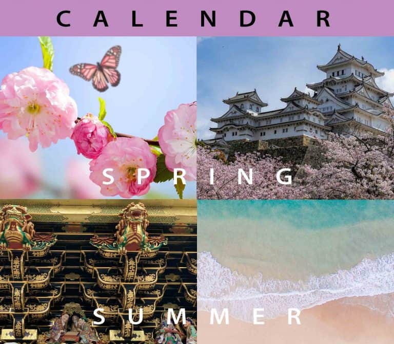 Spring to Summer, Calendar